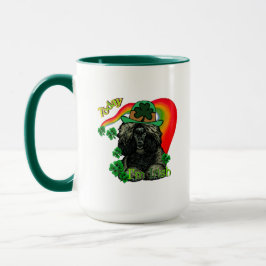 Poodle St Patricks Day Tasse