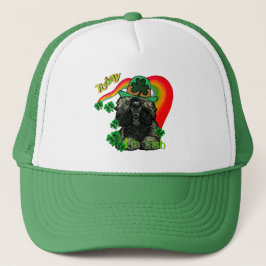 Poodle St Patricks Day Truckerkappe