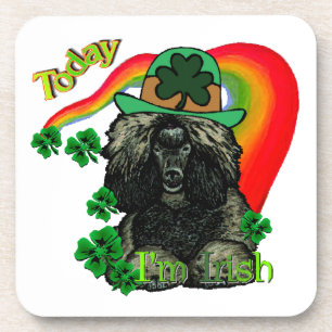 Poodle St Patricks Day Untersetzer