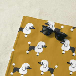Poodle Strandtuch