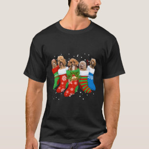Poodle Sweater Poodle Hund Niedlich Socken Xmas Ge T-Shirt