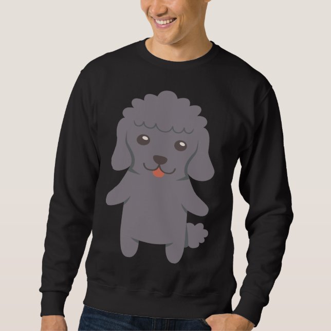 Poodle Sweatshirt (Vorderseite)