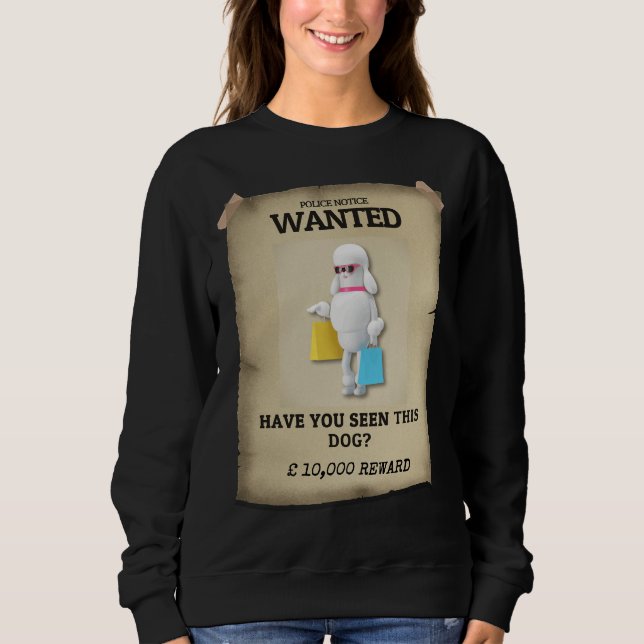 Poodle T- Sweatshirt (Vorderseite)