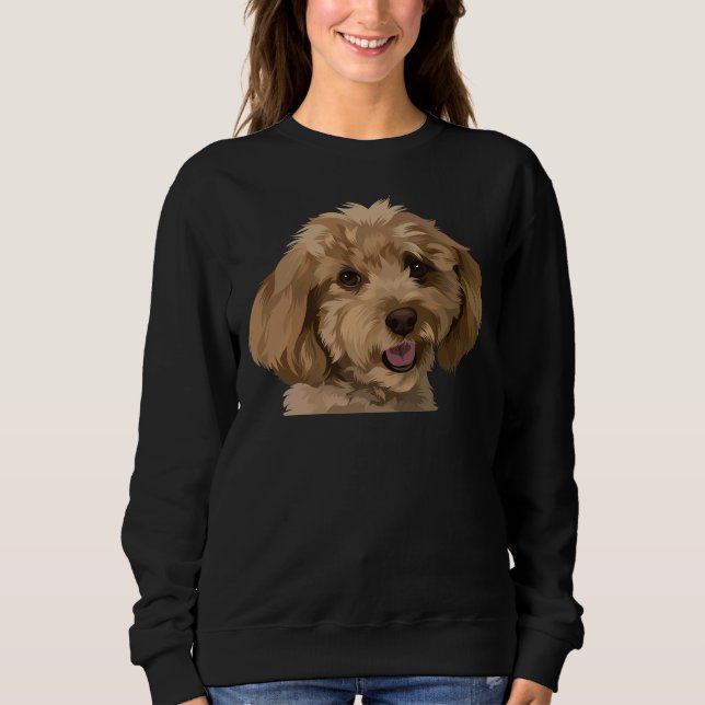 Poodle T- Sweatshirt (Vorderseite)