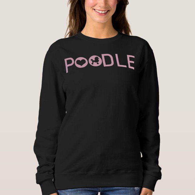 Poodle T- Sweatshirt (Vorderseite)