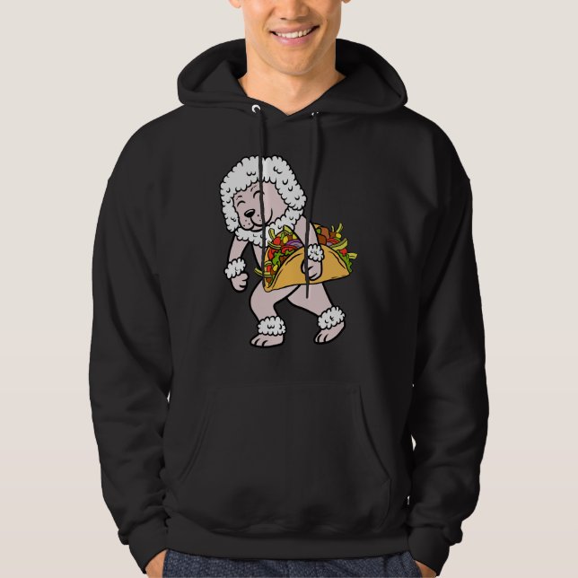 Poodle Taco Lover Hoodie (Vorderseite)
