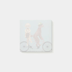 Poodle Tandem Post-it Klebezettel