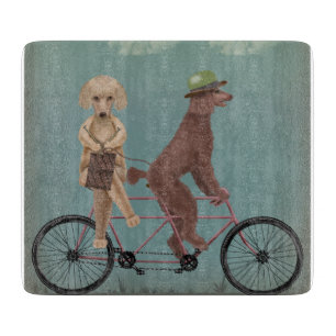 Poodle Tandem Schneidebrett