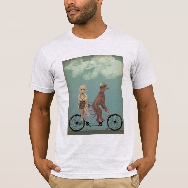 Poodle Tandem T-Shirt (Vorderseite)