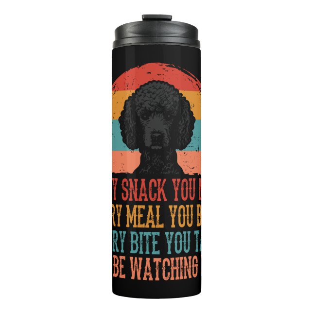 Poodle Thermosbecher (Vorderseite)