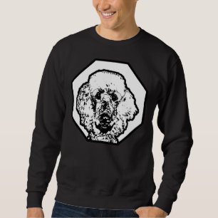 Poodle Tragen Brillen Intelligente intellektuelle Sweatshirt