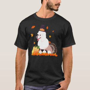 Poodle Turkey Kostume Erntedank T-Shirt