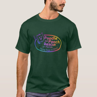 Poodle und Pooch Rescue of Florida Regenbogen Grad T-Shirt