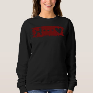 Poodle und Wein Sweatshirt