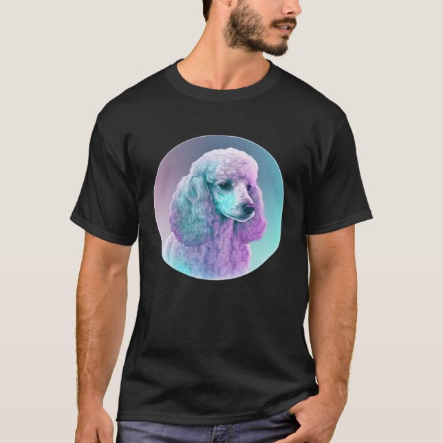 Poodle Vaporwave Retrowave Aesthetic  1 T-Shirt (Vorderseite)