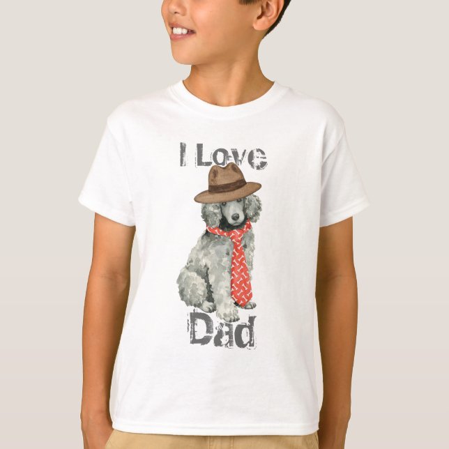 Poodle Vater T-Shirt (Vorderseite)