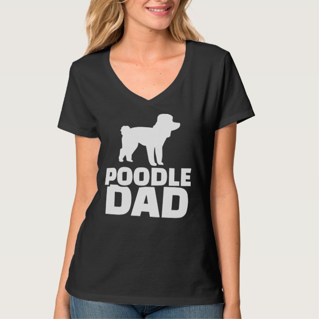Poodle Vater T-Shirt (Vorderseite)