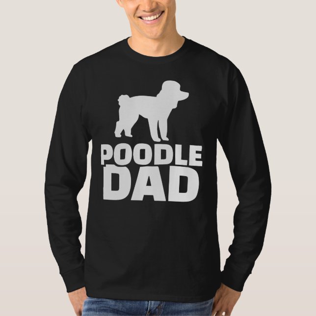 Poodle Vater T-Shirt (Vorderseite)
