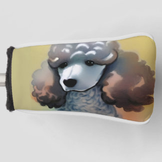 Poodle Watercolor Golf Head Cover Headcover