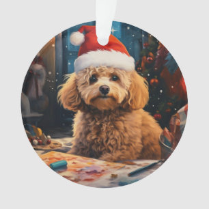 Poodle Weihnachten, Hundeschenk, Hundeschenkgesche Ornament