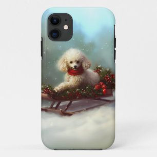 Poodle Weihnachtsschnee Winter Case-Mate iPhone Hülle