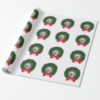 Poodle Weihnachtsschrei Hund Foto, Name, Jahr