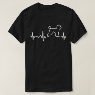 Poodle Zuhause Heartbeat T-Shirt