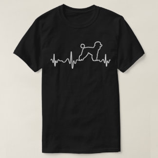 Poodle Zuhause Heartbeat T-Shirt