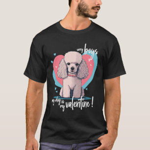 Poodlehunde Mit Herzen  Hunde Liebe Für Valentinst T-Shirt