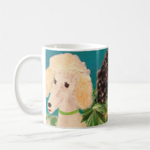 Poodles auf Tasse
