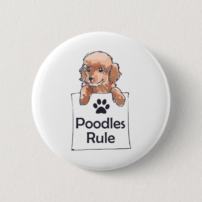 POODLES REGEL BUTTON (Vorderseite)