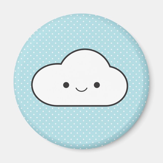 Poofy Cloud Magnet (Vorne)