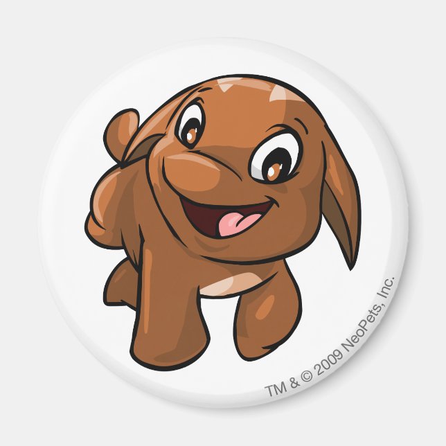 Poogle Brown Magnet (Vorne)