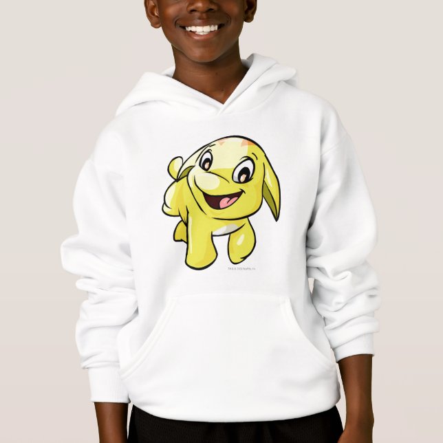 Poogle Gelb Hoodie (Vorderseite)