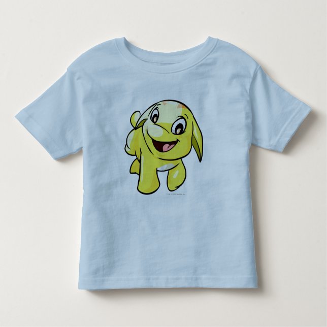 Poogle Gelb Kleinkind T-shirt (Vorderseite)