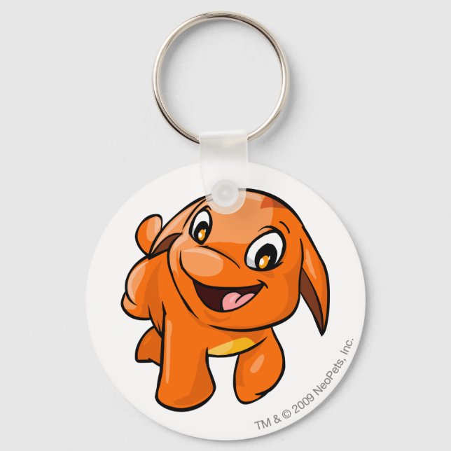 Poogle Orange Schlüsselanhänger (Vorderseite)