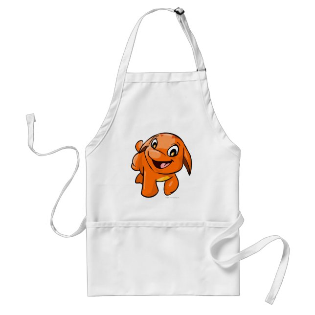 Poogle Orange Schürze (Vorne)