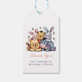 Pooh & Friends Cute Pastel Geschenkanhänger