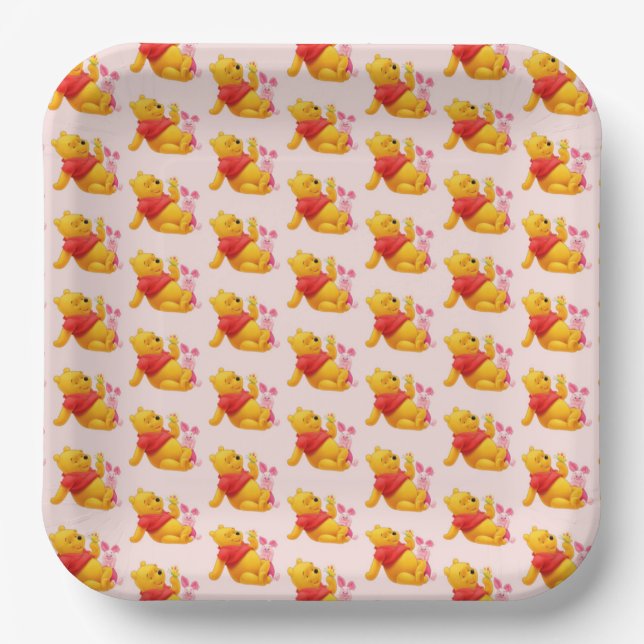 Pooh Paper Plates Pappteller (Vorderseite)