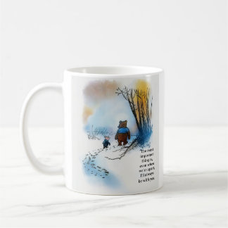 Pooh quote "Even when we're apart Kaffeetasse