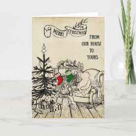 Pooh und Piglet - Frohe Weihnachten Karte