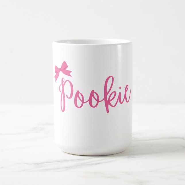 "Pookie" Süße rosa Tasse (Mittel)