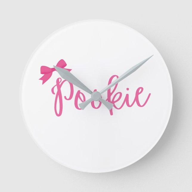 "Pookie" Wanduhr süß (Vorderseite)