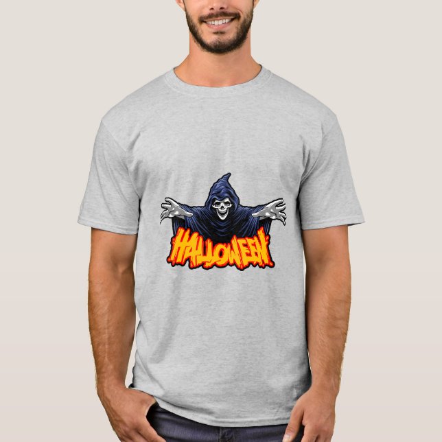Pooky Pumpkin Skull T - Shirt (Vorderseite)