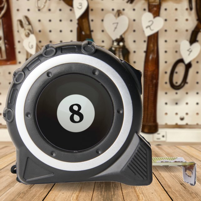 Pool 8 Ball Billiards Maßband (Pool 8 Ball Billiards Tape Measure)