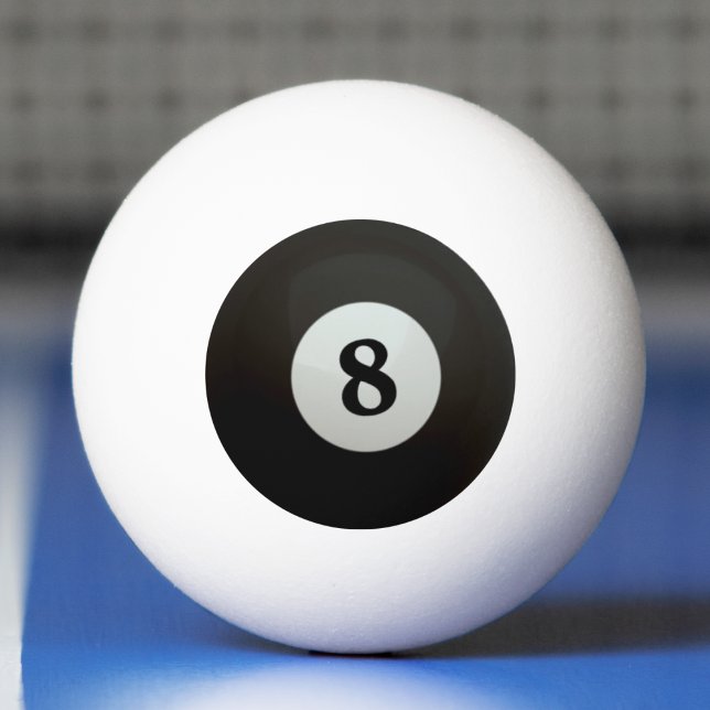 Pool 8 Ball Billiards Tischtennisball (pool billiards 8 ball ping pong ball)