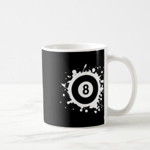 Pool 8 LL Pool Billard Logo Einfaches Schwimmbad B Kaffeetasse