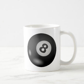 Pool - Ball acht Kaffeetasse