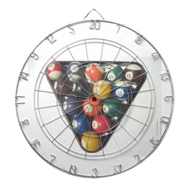 Pool Ball Dart Board Dartscheibe (vorne)