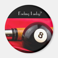 Pool Ball und Cue